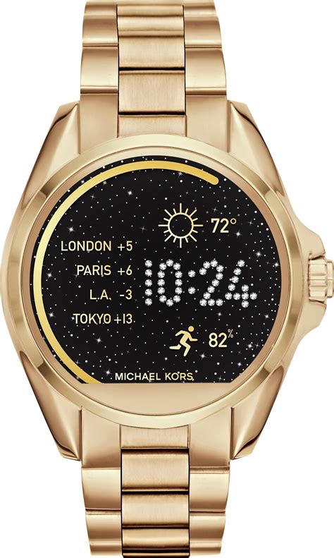 michael kors bradshaw ladies watch silver gold|Michael Kors access smartwatch bradshaw.